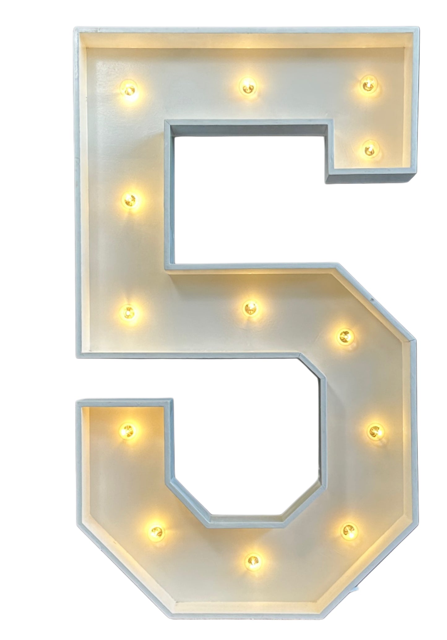 "5" Marquee Number